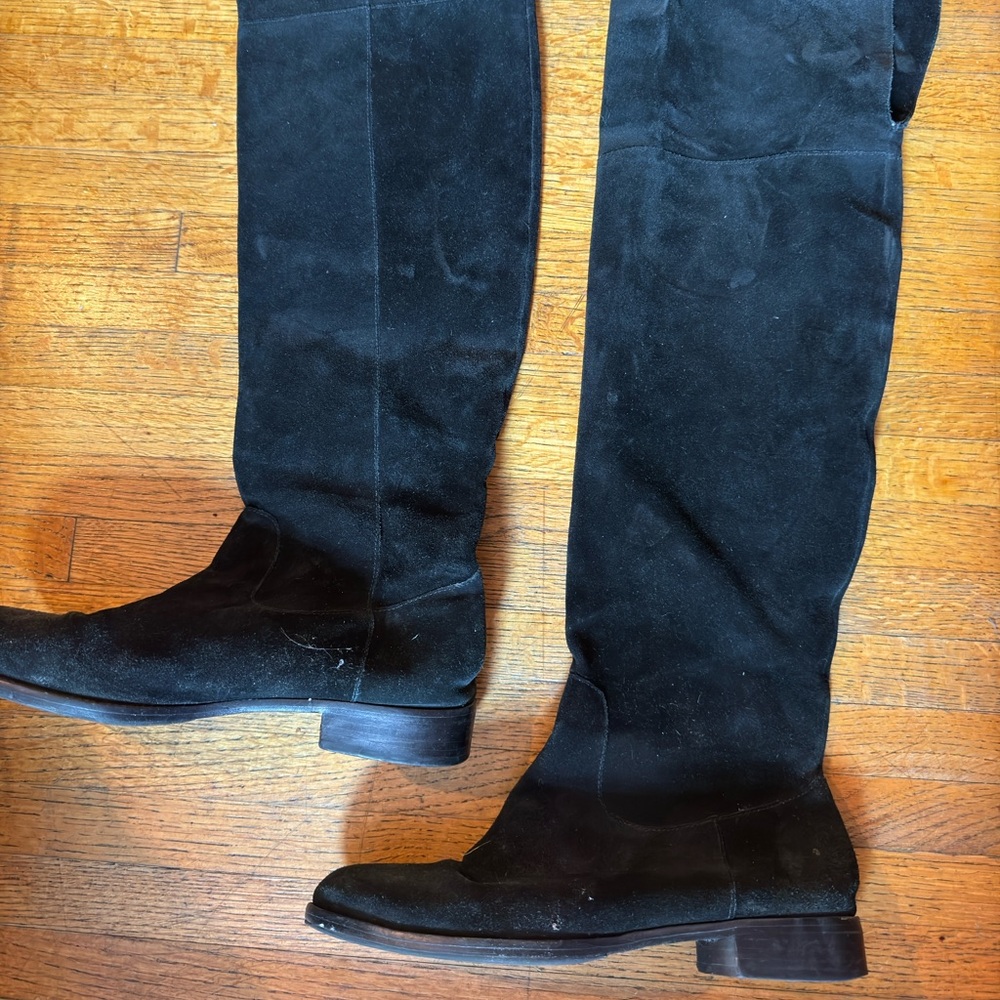 Ralph Lauren genuine leather knee high boots